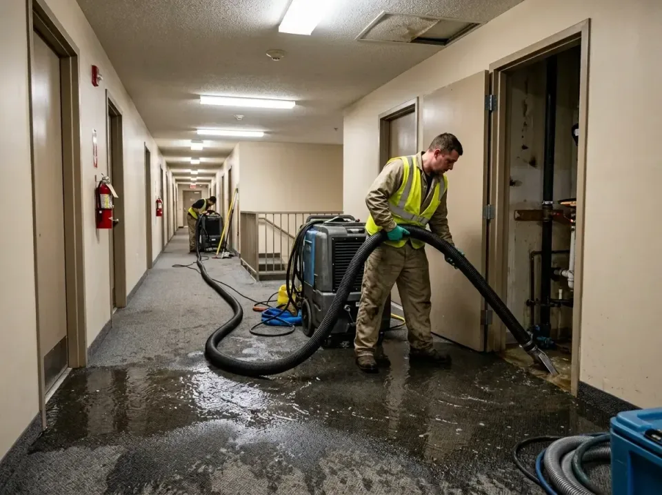 multi-unit-apartment-hallway-f-005 — frequently asked questions, Emergency Burst Pipe Water Extraction & Removal in Argentin…